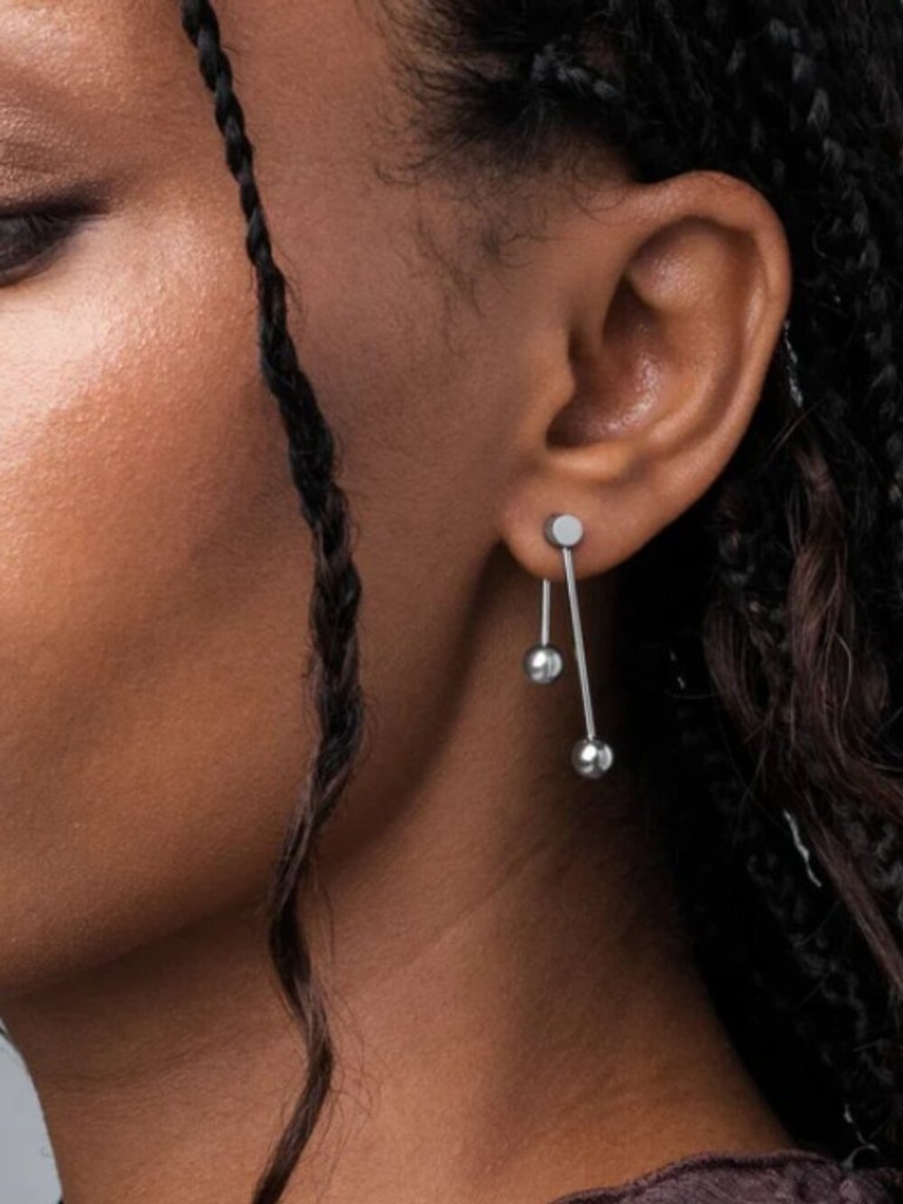 Vitaly Dropp Earrings - Stainless Steel
